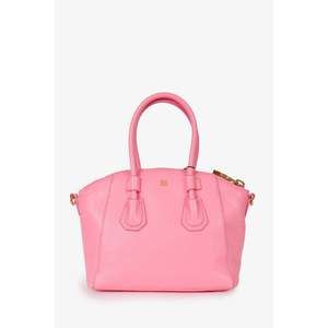 Givenchy Pink Leather 'Mini Antigona Sport' Top Handle Bag with Strap